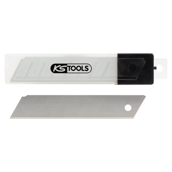 KS-Tools 907.2159 Ersatz-Abbrechklingen 25 mm im , Spender à 10 Stück, 125mm lang