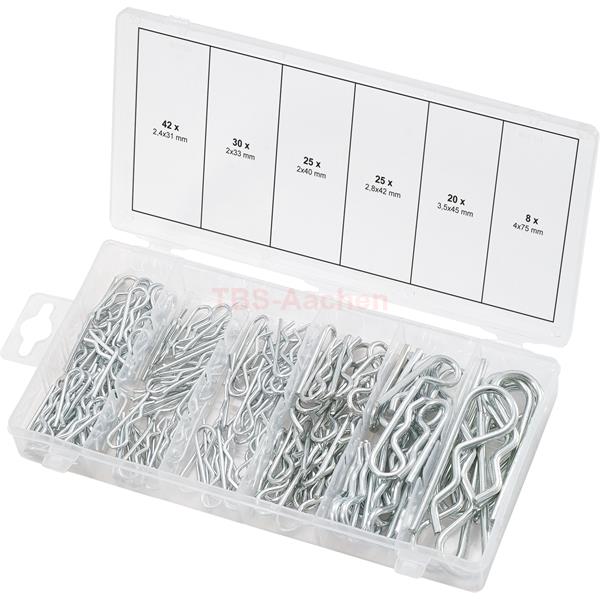 KS-Tools 970.0060 Sortiment Federsplinte, 1,8x33 - 