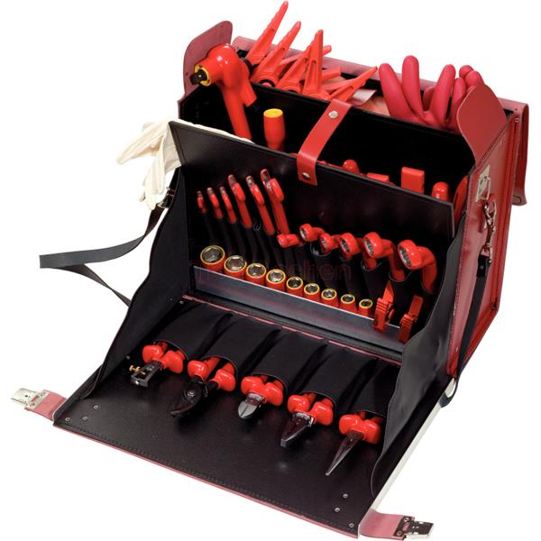 KS-Tools 117.1820 Profi Elektriker-Werkzeugkoffer, 