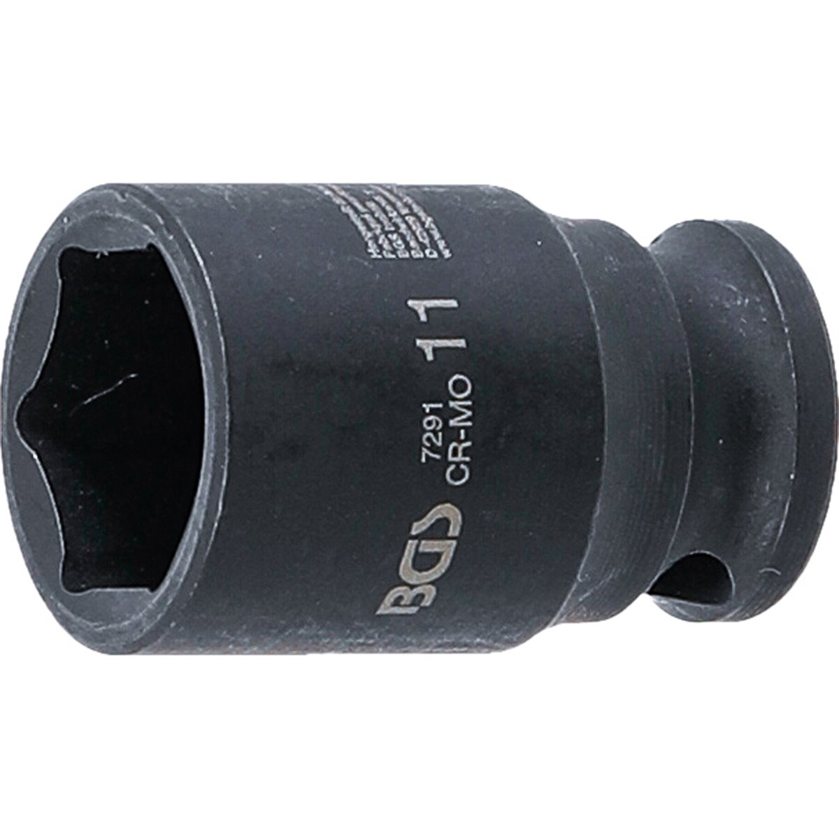 BGS 7291 Kraft-Steckschlüssel-Einsatz 6-kant 13 mm Antrieb Innenvierkant 6,3 mm (1/4"), SW 11 mm