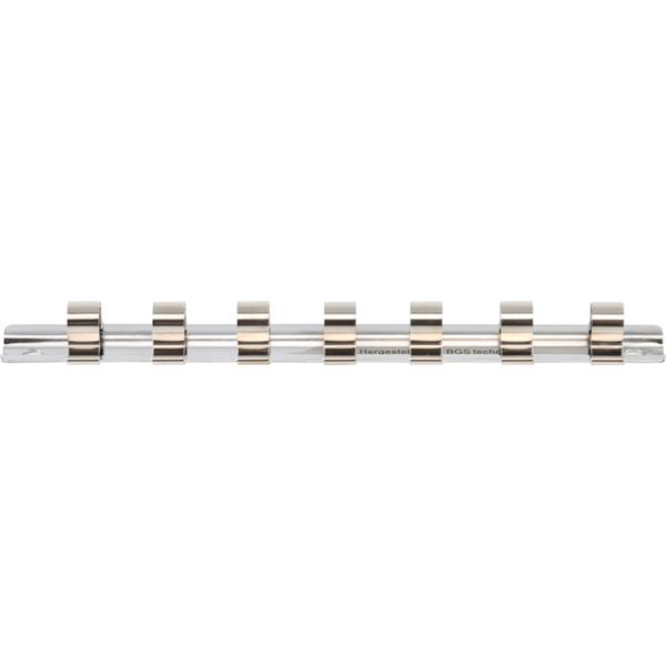 BGS 2317 Aufsteckschiene mit 7 Clips, 10 mm (3/8") )