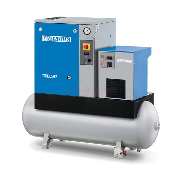 Mark MSM 5,5 kW Screw-Compressor 200l + dryer 