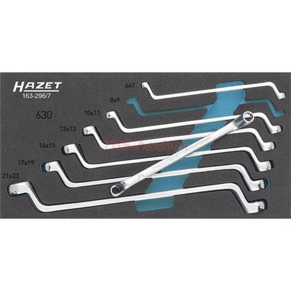 Hazet 163-296/7 Doppel-Ringschlüssel-Satz 
