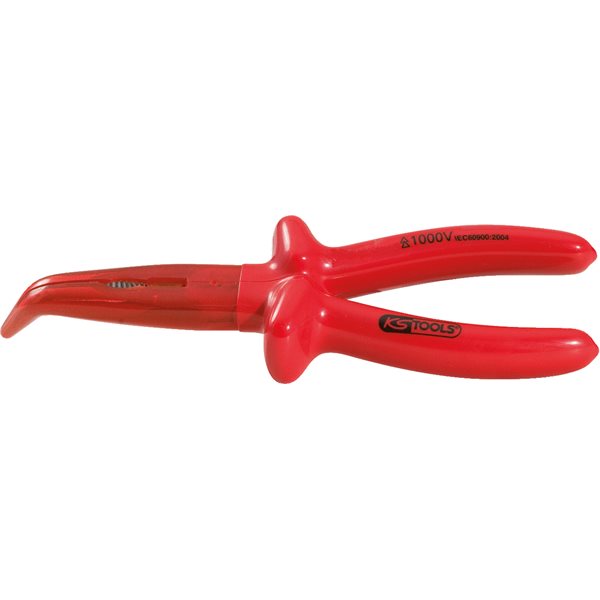 KS-Tools 117.1719 1000V Flachrundzange,gebogen,200 