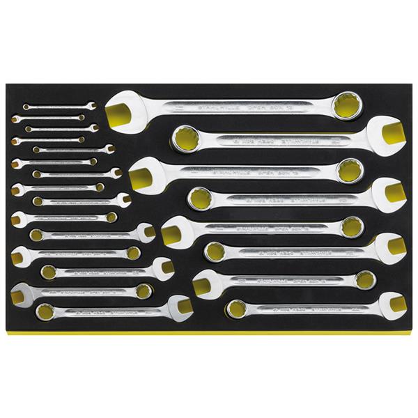 Stahlwille TCS 13A/23 3/16-1 1/8 Tcs Tray Set With Double Ended Ring Spanners