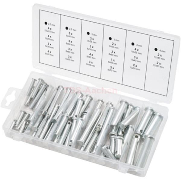 KS-Tools 970.0210 Sortiment Sicherungsbolzen, Ø 2, 