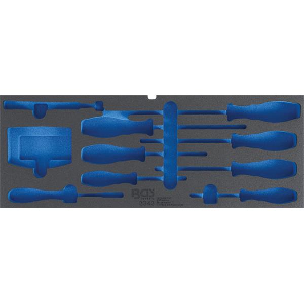 BGS 3343-1 Foam Tray for BGS 3312, empty: for Scre wdriver, bit Set and magnetic lifter