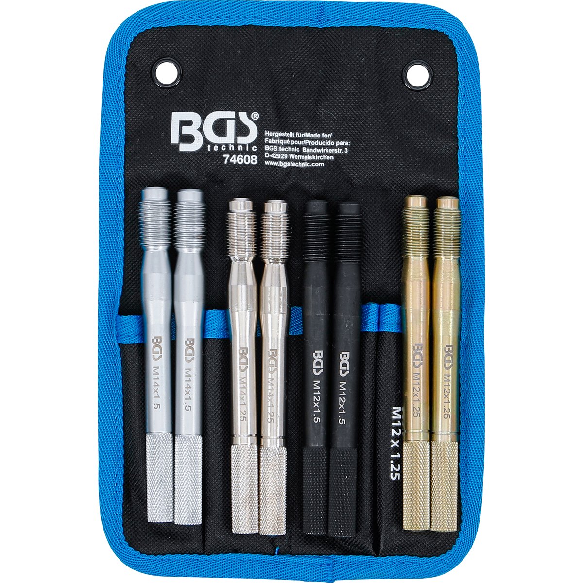 BGS 74608 Rad-Montagehilfe-Satz, 8-tlg. 
