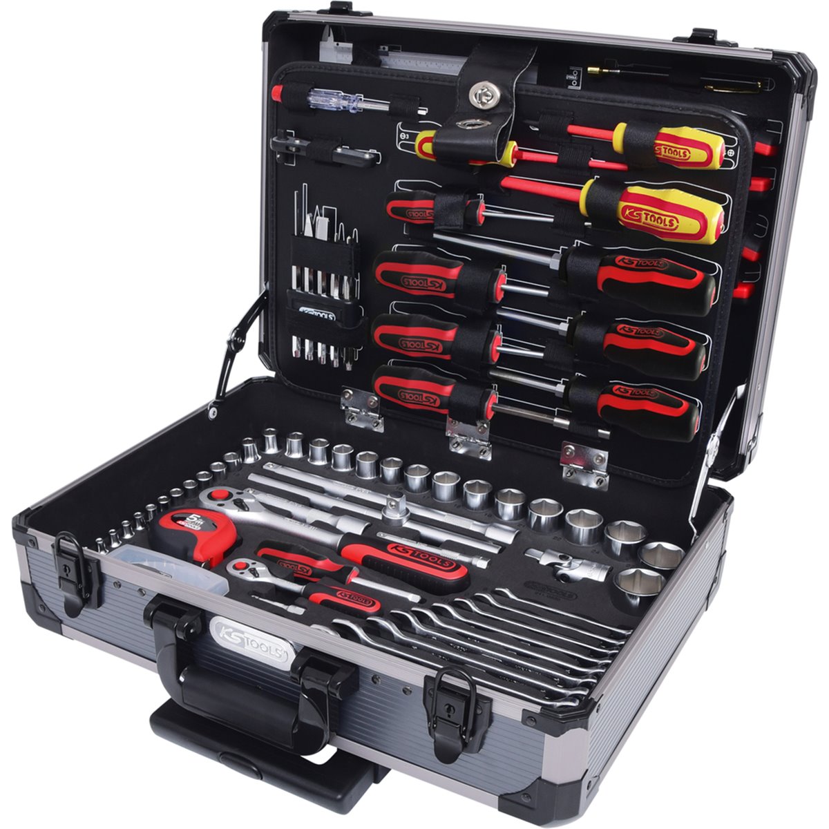KS-Tools 911.0630 Universal-Werkzeug-Satz 130-tlg atz, 130-tlg.