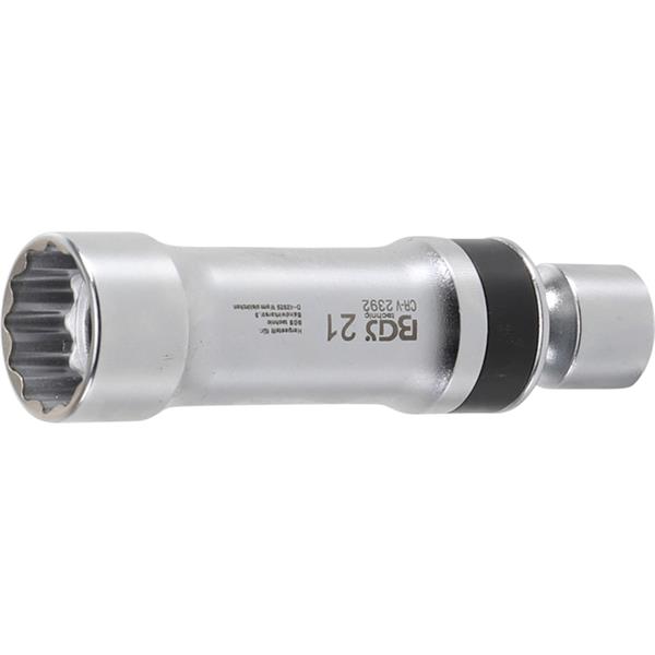 BGS 2392 Zündkerzen-Gelenkeinsatz Zwölfkant mit Ha ltefeder, SW 21 mm