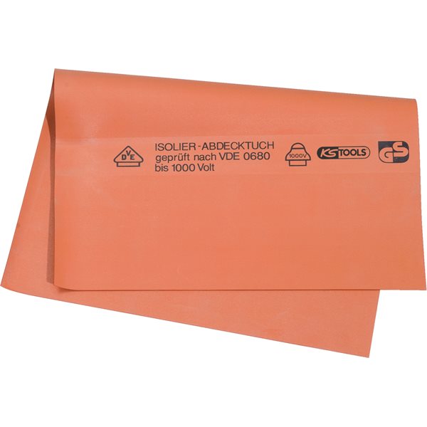 KS-Tools 117.1752 Isoliertes Gummi-Abdecktuch 10-M eter-Rolle, 1000mm