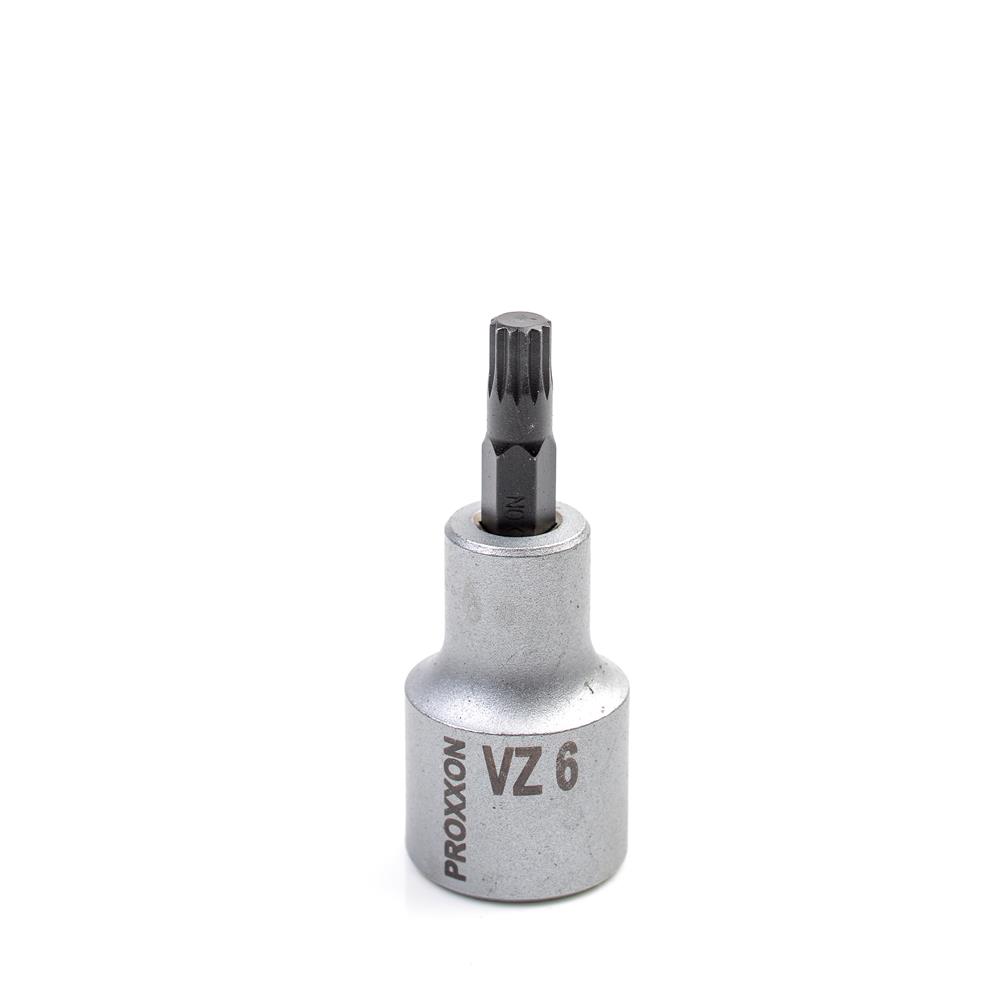 Proxxon 23319 Spline inserts 1/2" (12.5 mm), 6 mm 