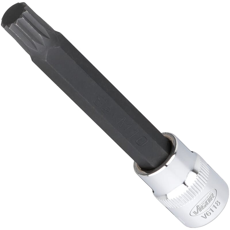Vigor V6114 3/8"Innenvielzahn-Schraub.Eins.M5,93Mm