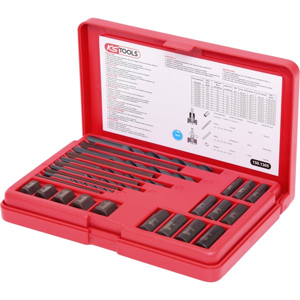 KS-Tools 150.1305 Gewindeausdreh-Satz,25-tlg. 