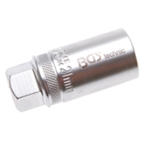 BGS 2403 Zündkerzen-Einsatz Sechskant, Antrieb Inn envierkant 12,5 mm (1/2"), SW 21 mm