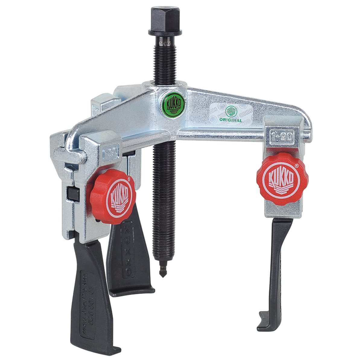 Kukko 30-10+S 3-Arm Universal Abzieher 120X100 mm mit Abzughaken für enge Räume + Schnellverstellung