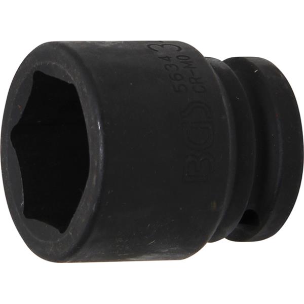 BGS 5634 Kraft-Steckschlüssel-Einsatz Sechskant, A ntrieb Innenvierkant 20 mm (3/4"), SW 34 mm