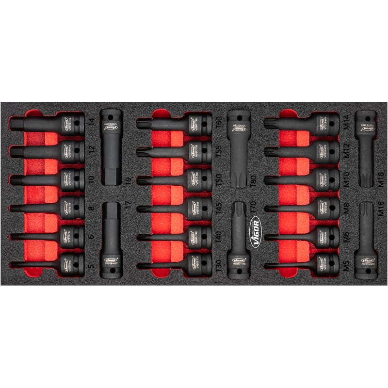 Vigor V5603 Schlagschr.Schraubendreher-Einsatz Sat z