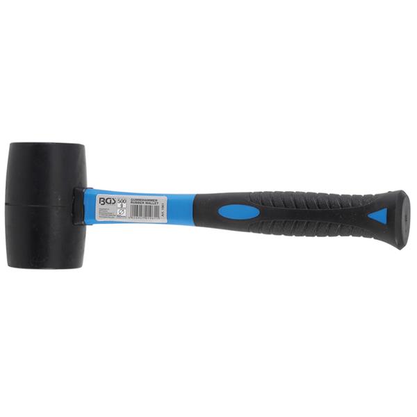 BGS 1961 Gummi-Ausbeulhammer mit Fiberglasstiel, 5 00 g