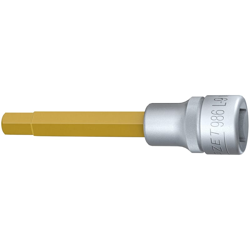 Hazet 986L-9 Schraubendreher-Einsatz,100Mm,Sw9,Tin 