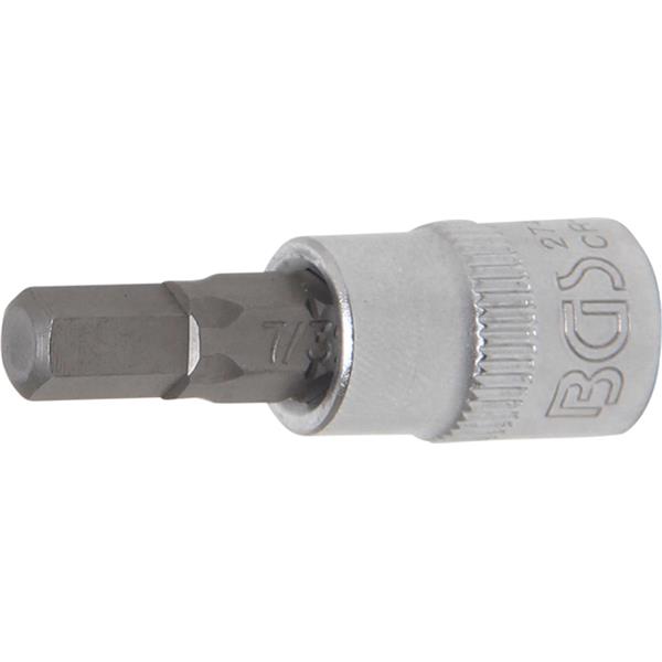 BGS 2744 Bit-Einsatz, Antrieb Innenvierkant 6,3 mm (1/4"), Innensechskant 7/32