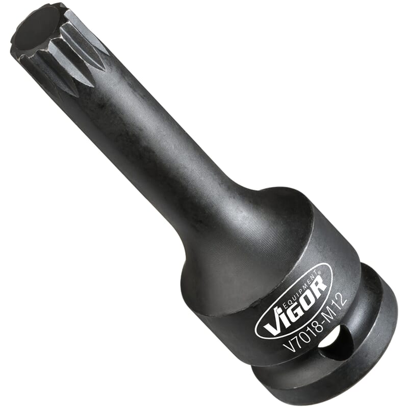 Vigor V7018-M12 1/2" Innenvielzahn-Schlagsch.Einsa tz M12