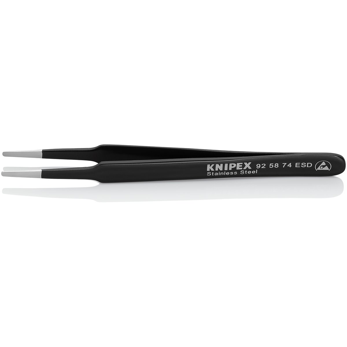 Knipex 92 58 74 ESD Präzisionspinzette ESD 