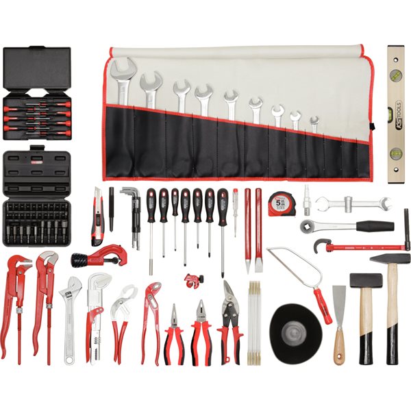 KS-Tools 116.0190 Sanitär-Premium-Werkzeug-Satz,12 