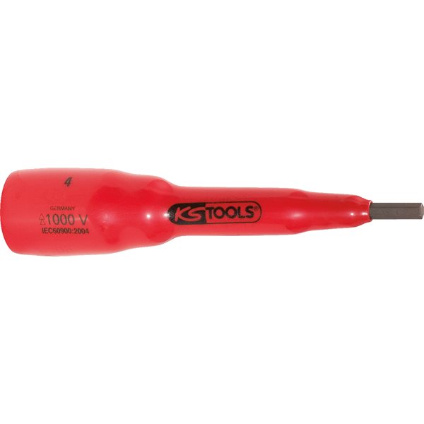 KS-Tools 117.1163 1/2" Isolierte Bit-Stecknuss I en6kant,, 6mm