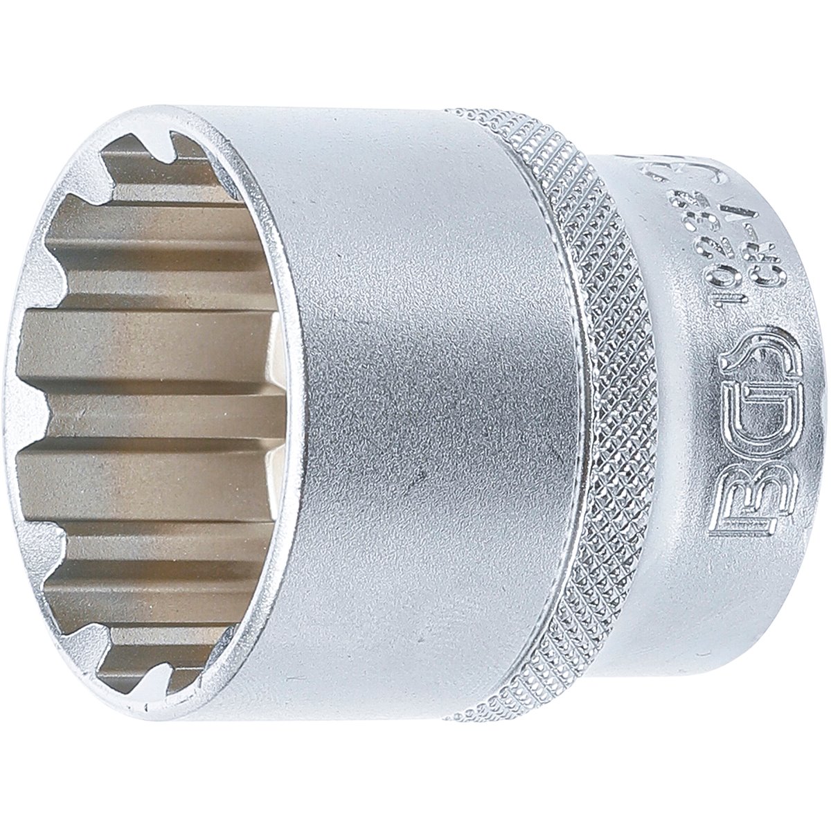 BGS 10232 Steckschlüssel-Einsatz Gear Lock, Antrie b Innenvierkant 12,5 mm (1/2"), SW 32 mm