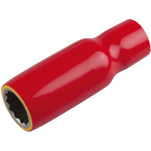 KS-Tools 117.1095 3/8" Isolierte Stecknuss, lang 15 mm