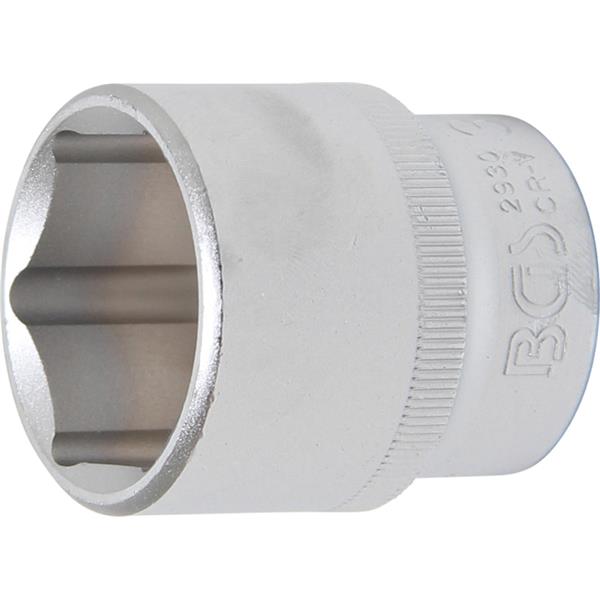 BGS 2930 Steckschlüssel-Einsatz Sechskant, Antrieb Innenvierkant 12,5 mm (1/2"), SW 30 mm