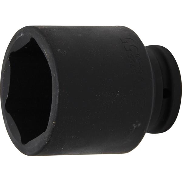 BGS 5755 Kraft-Steckschlüssel-Einsatz Sechskant, t ief, Antrieb Innenvierkant 20 mm (3/4"), SW 55 mm