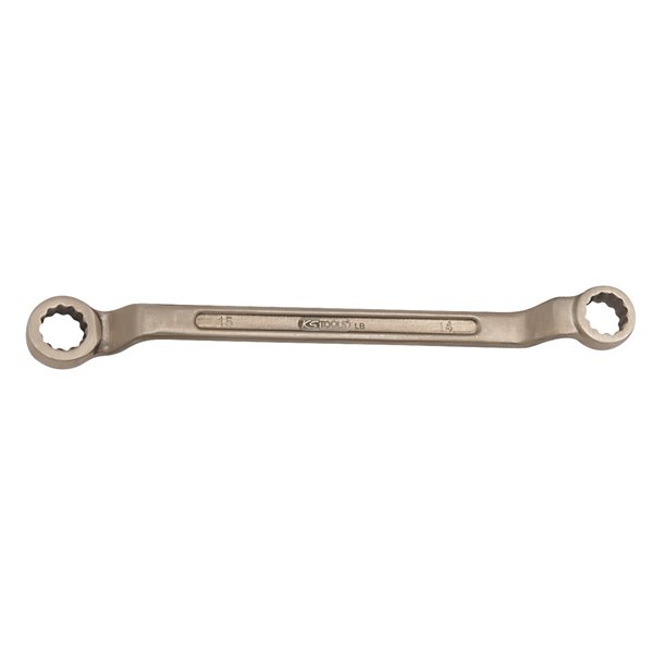 KS-Tools 963.7454 BRONZEplus Doppel-Ringschlüssel gekröpft 7/8x15/16"