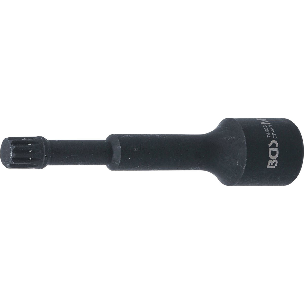 BGS 74588 Kraft-Spezial-Bit-Einsatz, Länge 115 mm, Antrieb Innenvierkant 12,5 mm (1/2"), Innenvielza