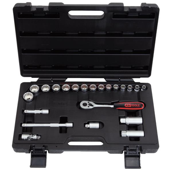 KS-Tools 911.3995 3/8" Steckschlüssel-Satz,22-tl 
