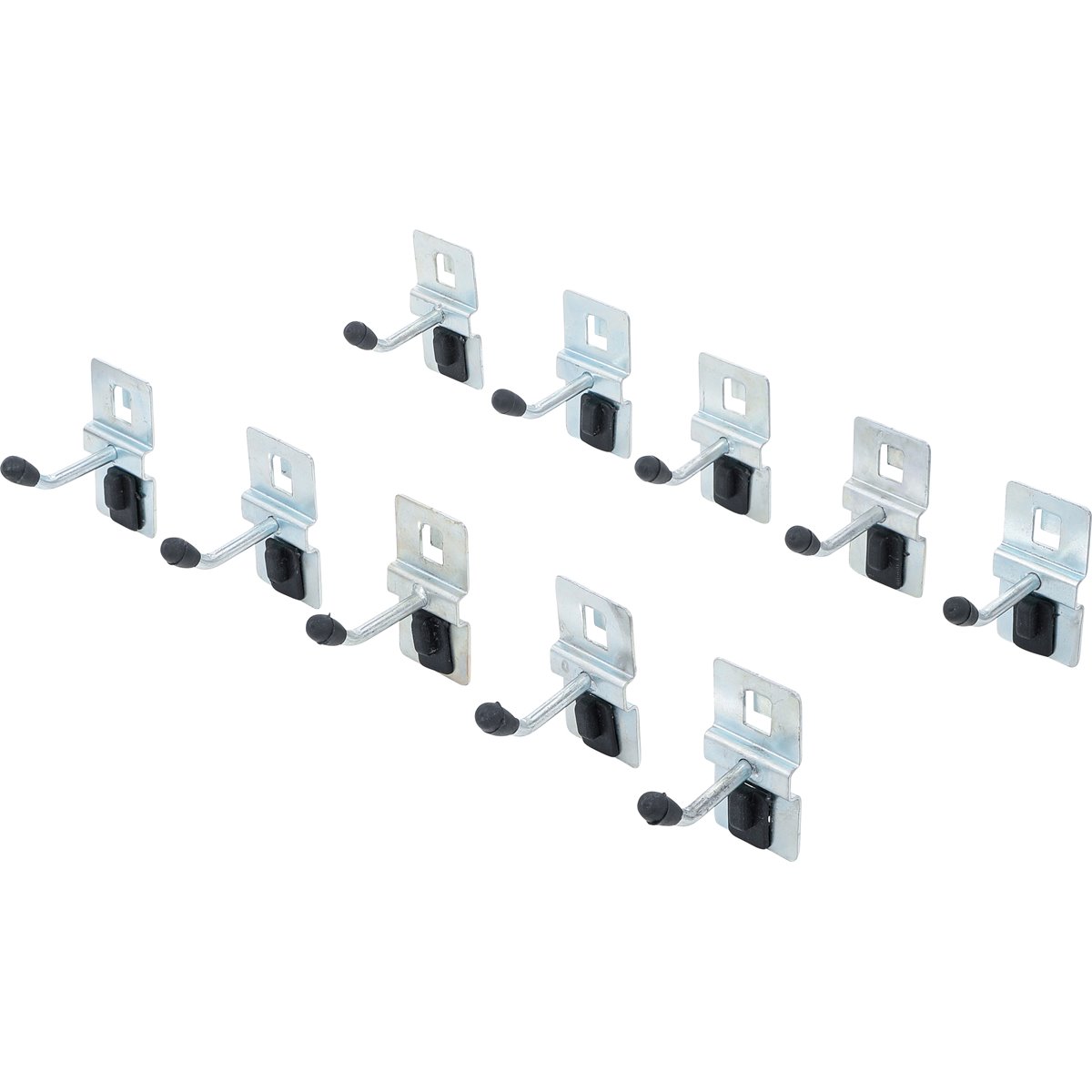 BGS 80196 Einzelhaken-Satz, 40 mm, für Schrankwand -System, 10-tlg.