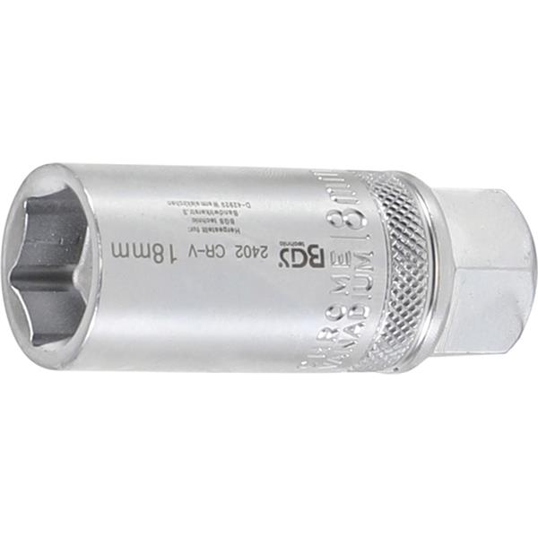 BGS 2402 Zündkerzen-Einsatz Sechskant, Antrieb Inn envierkant 12,5 mm (1/2"), SW 18 mm