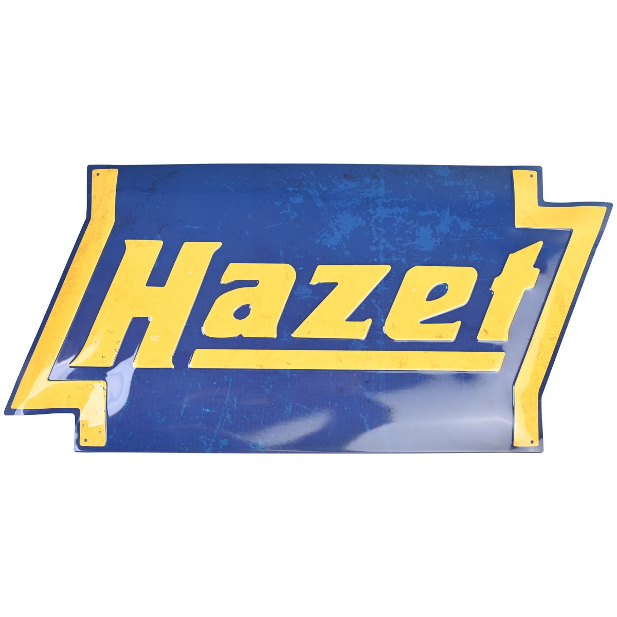 Hazet Vintage tin-plate sign with HAZET logo 