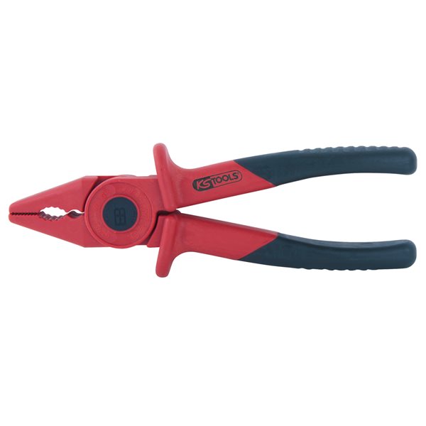 KS-Tools 117.1765 Isolierte Kunststoff-Kombizange, 185mm