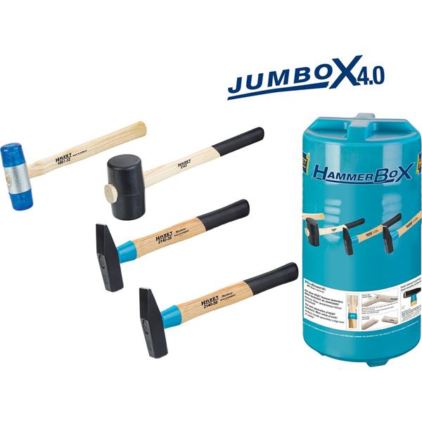 Hazet 2140/4 Hammer-Satz in JumBoX 4.0 4-tlg. 
