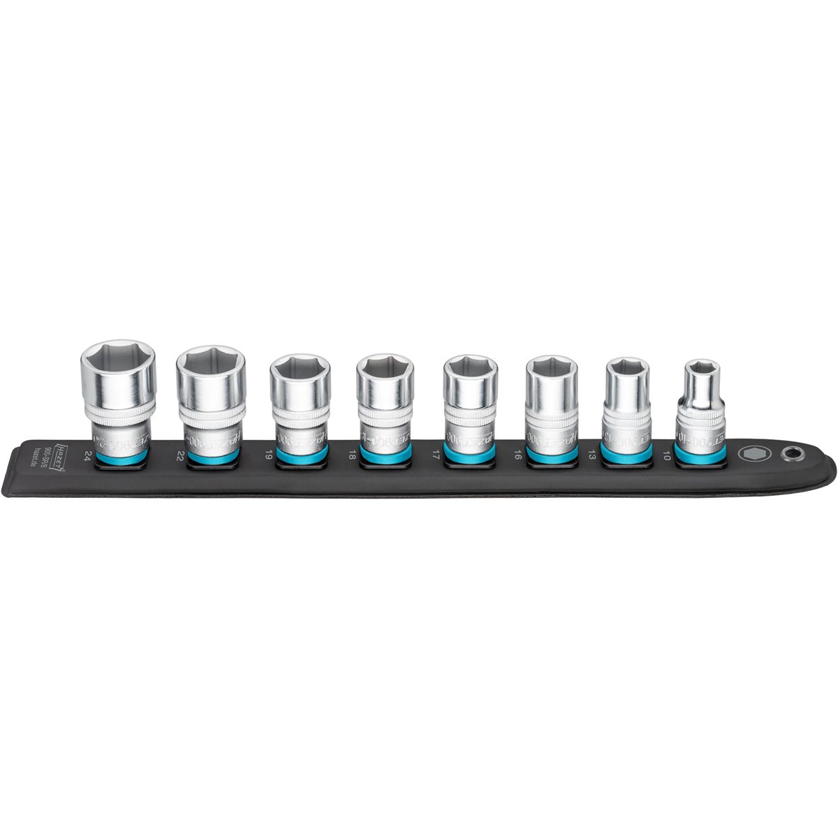 Hazet 900-SR/8 Langer Rail 1/2" Sechskant 8-fach 