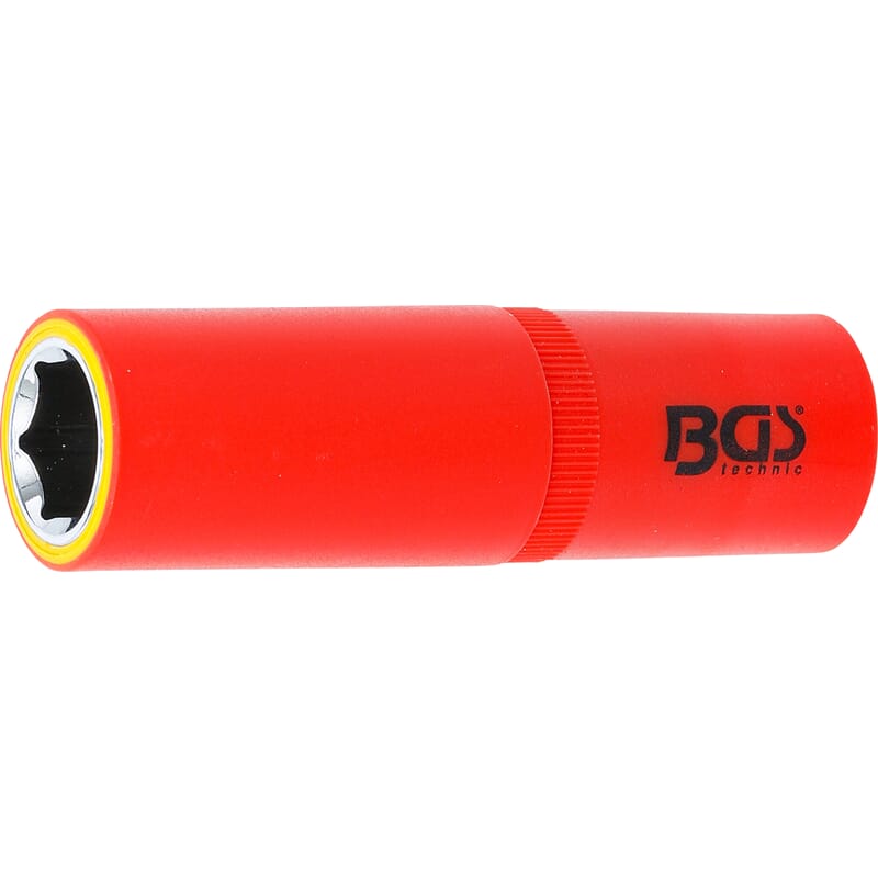 BGS 72066 VDE-Steckschlüssel-Einsatz Sechskant, An trieb Innenvierkant 12,5 mm (1/2"), SW 16 mm