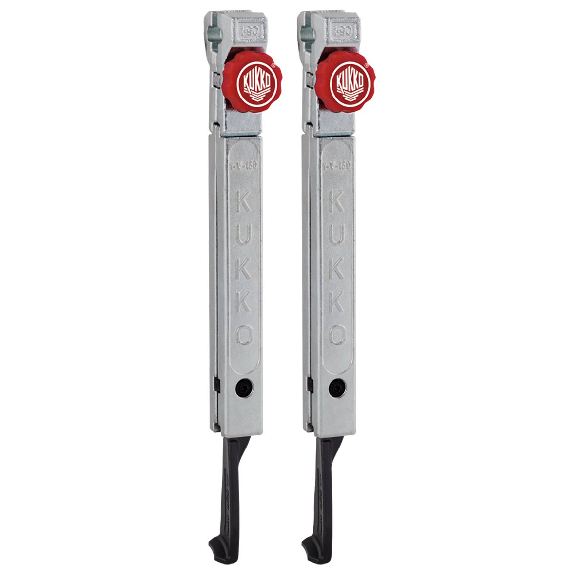 Kukko 1-255-P 2 extrem schmale schnellv Abzughaken 250 mm für enge Zwischenräume, Haken in Trapezfor