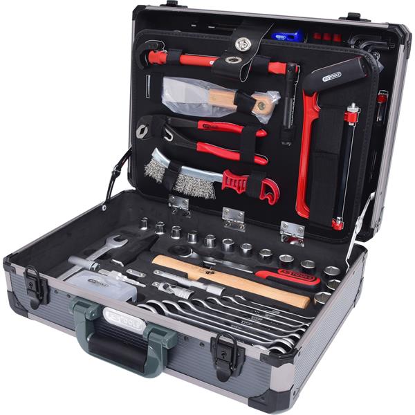KS-Tools 911.0695 Sanitär-Werkzeugkoffer 95tlg , 95-tlg.