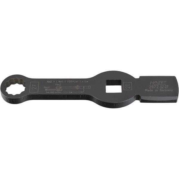 Hazet 2872SZ-27 Schlag-Ringschlüssel 
