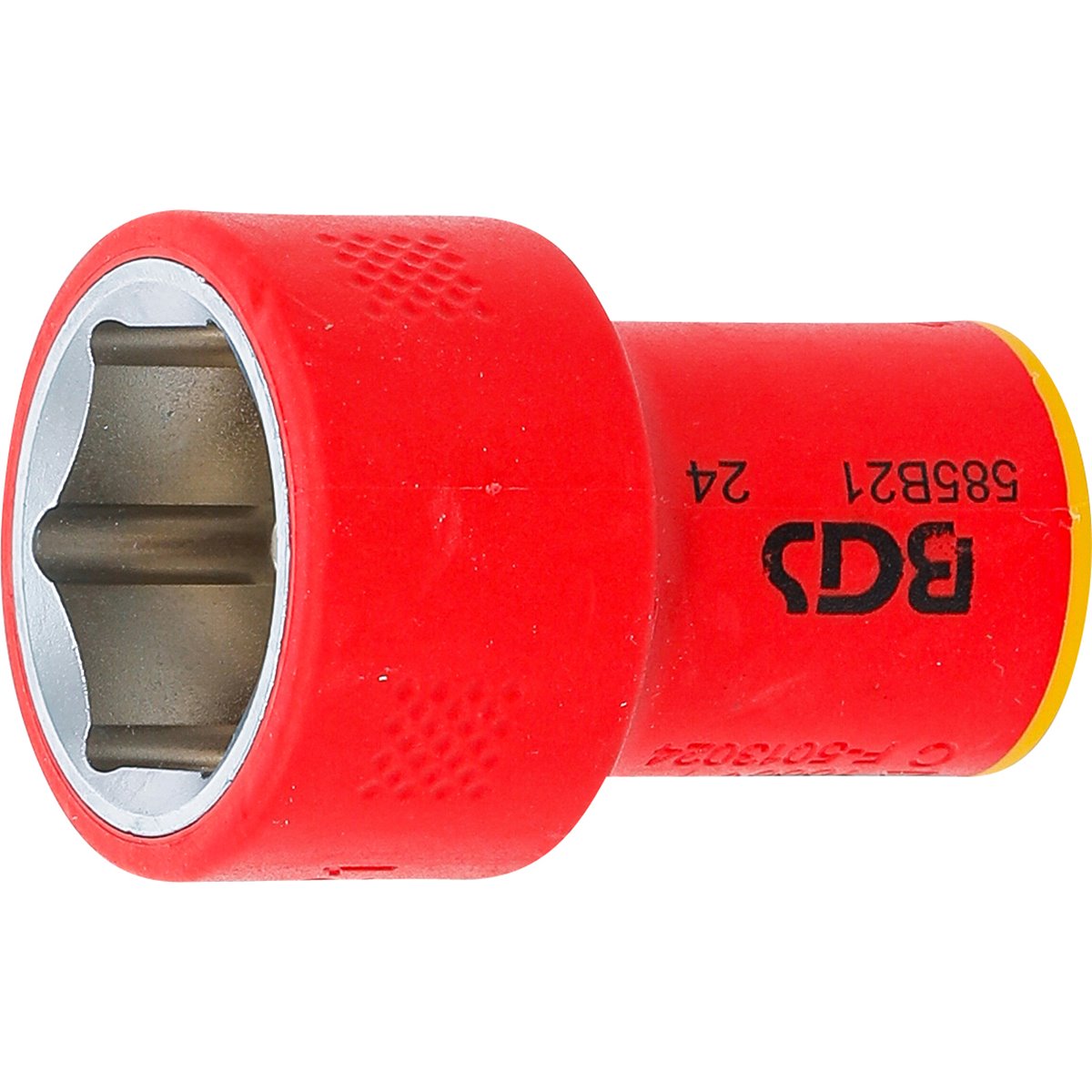 BGS 35880 VDE-Steckschlüssel-Einsatz Sechskant, An trieb Innenvierkant 10 mm (3/8"), SW 21 mm