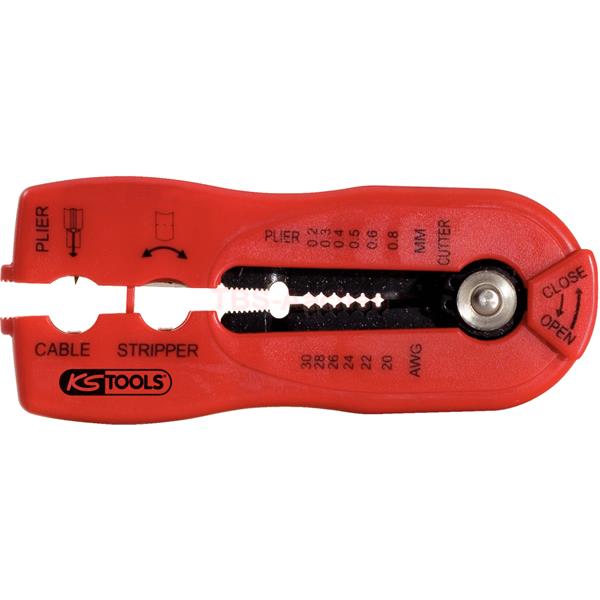 KS-Tools 115.1251 Multifunktions-Abisolierwerkzeug 