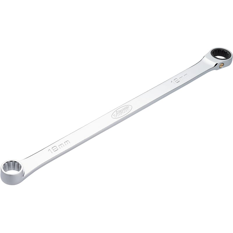 Vigor V7031-18 Ring-Ratschenschlüssel, Lang